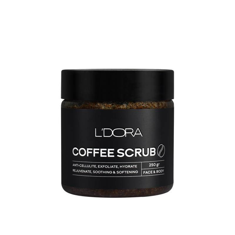 L'DORA FACE & BODY COFFEE SCRUB